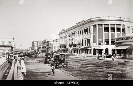 C. 1860 Indien - das Great Eastern Hotel in Kalkutta Kalkutta Stockfoto