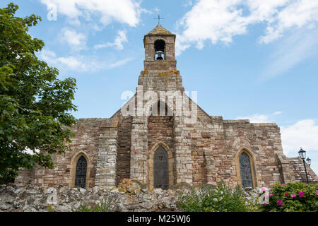 Pfarrkirche St. Maria, der Jungfrau, Lindisfarne Stockfoto