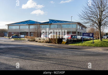 Melksham Police Station, Melksham, Wiltshire, England, Großbritannien Stockfoto