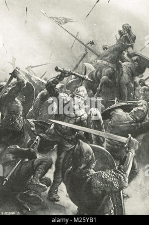 Schlacht von Stamford Bridge, 25. September 1066 Stockfoto