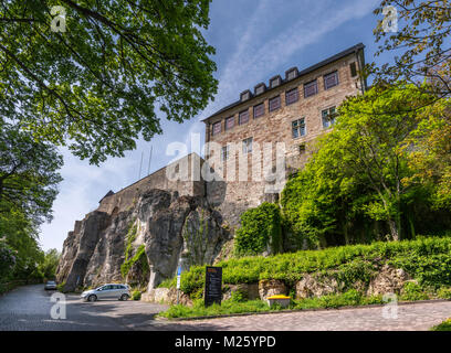 Schloss Waldeck, mittelalterliche Burg in Waldeck, Hessen, Deutschland Stockfoto