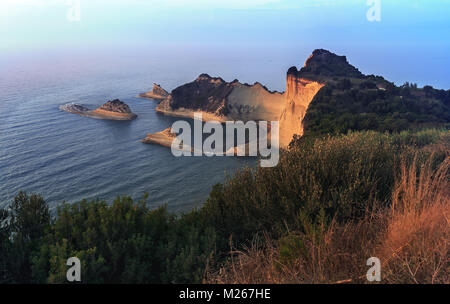Kap Drastis - Korfu - Griechenland Stockfoto