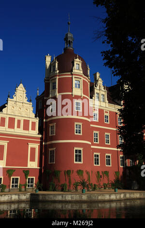 Schloss Muskau, Bad Muskau, Landkreis Görlitz, Sachsen, Deutschland, Sachsen, Deutschland Stockfoto
