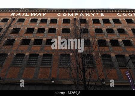 Der Great Northern Railway Company Warenlager in Manchester. Stockfoto
