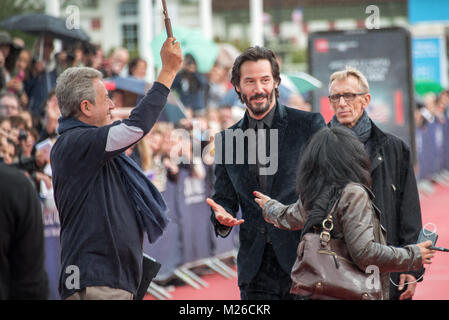 Schauspieler Keanu Reeves besucht die Knock Knock Premiere während der 41St Deauville American Film Festival, am 5. September 2015 in Deauville, Frankreich Stockfoto