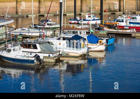 Boote auf dem Wasser Stockfoto