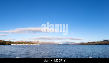 Die schneebedeckten Ben Lomond Stockfoto