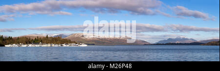 Die schneebedeckten Ben Lomond Stockfoto