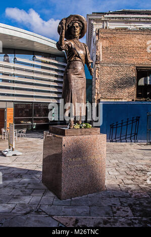 Statue zu Suffragette, Alice Hawkins in Leicester Stockfoto