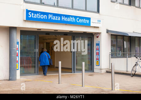 Station Plaza Health Center, Hastings, East Sussex, Großbritannien Stockfoto