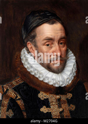 Wilhelm I., Prinz von Oranien (1533-1584) von Adriaen Thomasz Kay, Öl auf Leinwand, 1579 Stockfoto