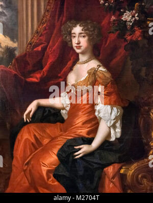 Maria II (1662-1694). Queen Mary II von England als Prinzessin von Oranien von Sir Peter Lely, Öl auf Leinwand, 1677 Stockfoto