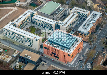 Das neue Justizzentrum am Ostring in Bochum in Nordrhein-Westfalen. Das neue Gebäude wird in Kürze eröffnet werden. , Bochum, Ruhrgebiet Stockfoto
