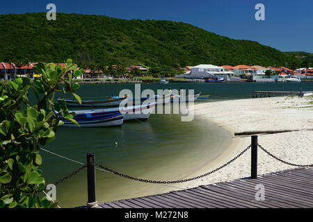 Blick auf die Küste von Cabo Frío, Río de Janeiro, Brasilien Stockfoto