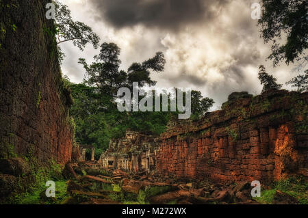 Tempel in Ankor Wat in 2015 getroffen Stockfoto