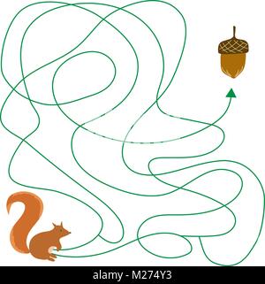 Pädagogische ein mathematisches Spiel. Spiel für Kinder. Vektor Seite Vorlage mit Spiel. Stock Vektor