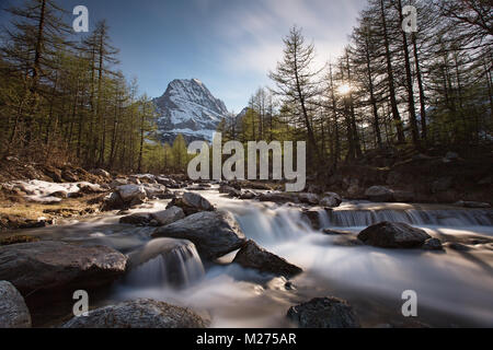Alpe Veglia Naturpark, Italien. Stockfoto