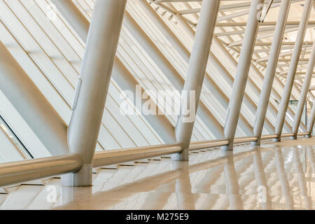 Moderne Struktur Detail der internationale Flughafen Carrasco, Montevideo, Uruguay Stockfoto