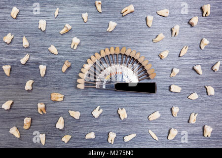 Instrumente für Zahnärzte. Stockfoto