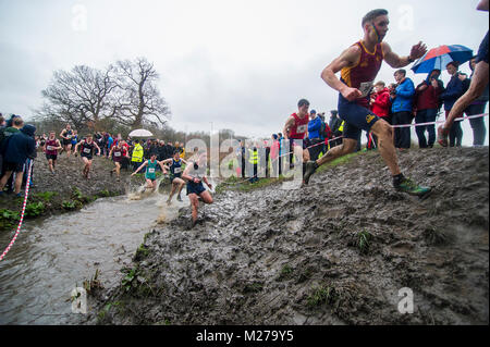 BUCS (Britische Universitäten und Colleges Sport) Cross Country Meisterschaften 2018 Stockfoto