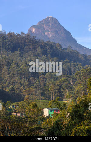 Adam's Peak Maskeliya, Ratnapura, Sri Lanka, Asien Stockfoto