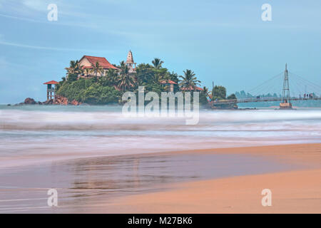 Paravi Duwa Tempel, Matara, Sri Lanka, Asien Stockfoto