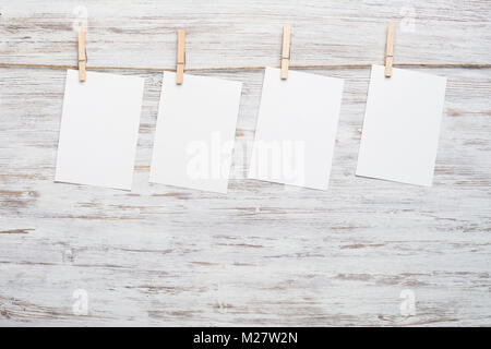 Bettwäsche für das Schreiben von Nachrichten Stockfoto