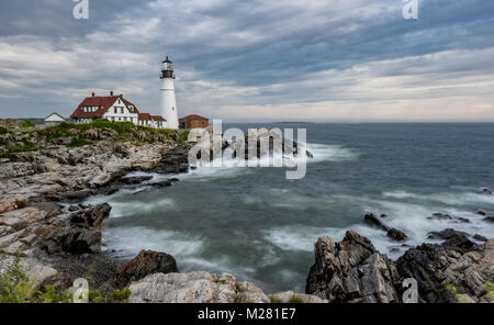 Portland Head Light in Maine Stockfoto