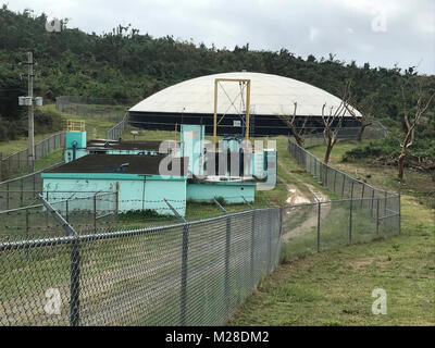 VIEQUES, Puerto Rico Vieques - das Wasser ist der einzige Kläranlage auf der Insel Vieques. Die Insel Vieques ist ca. 8 km vom Puerto Rico Festland. ( Stockfoto