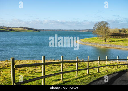 Rutland Water, ein künstlicher See von Anglian Water Board ausführen, 1976 frisches Wasser zu den Häusern und gewerblichen Unternehmen, die in den Osten zu bieten Stockfoto