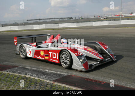 Das Audi Sport Team Joest mit der Le Mans Series zu Gast beim 1000-km-Rennen am 15. bis 17. August in auf dem Nürburgring Stockfoto