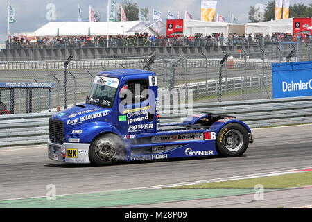 Renntrucks beim Truck-Grand-Prix auf dem Nürburgring am 07.07.2007 Stockfoto