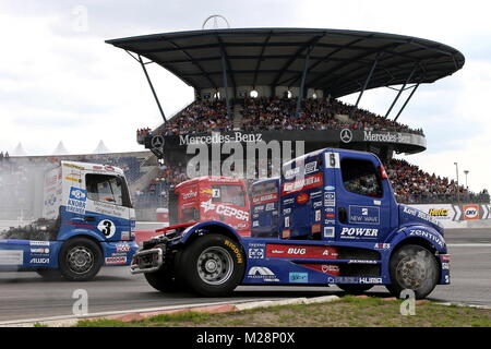 Renntrucks beim Truck-Grand-Prix auf dem Nürburgring am 08.07.2007 Stockfoto