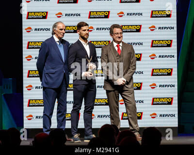 Barcelona, Spanien. 5. Februar, 2018. 70 Mundo Deportivo Gala am 5. Februar 2018 in Barcelona, Spanien. Yeray. Credit: UKKO Images/Alamy leben Nachrichten Stockfoto