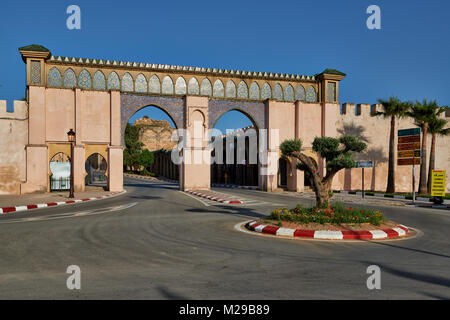 Bab Moulay Ismail, Meknes, Marokko, Afrika Stockfoto