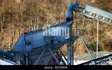 Bergbau in den Bergen. derzeit nicht funktioniert Stockfoto