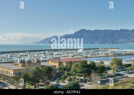 Hafen von Salerno, Salerno, Italien Stockfoto