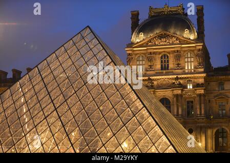 Louvre Paris, Frankreich Hauptstadt. Stockfoto