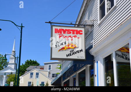 Mystic Pizza restaurant Mystic Connecticut new england USA Stockfoto