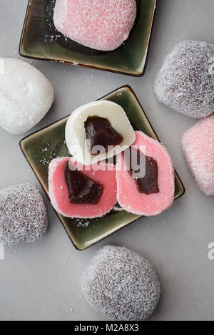 Mochi, japanische Süßigkeiten Stockfoto