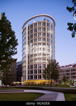 Büro-/Plaza" in der HafenCity, Hamburg von dem amerikanischen Architekten Richard Meier & Partner Stockfoto