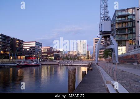 Büro-/Plaza" in der HafenCity, Hamburg von dem amerikanischen Architekten Richard Meier & Partner Stockfoto