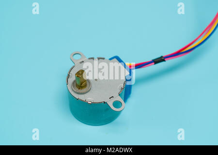 Schrittmotor mit Getriebe Stockfoto