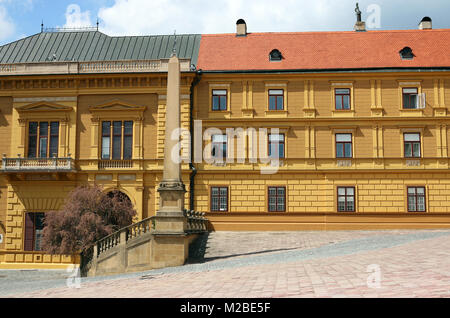 Alte Gebäude Pecs Ungarn Europa Stockfoto