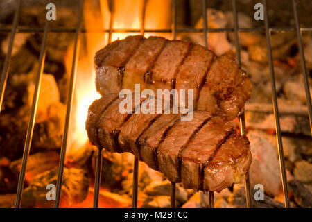 Gegrilltes Steak Stockfoto