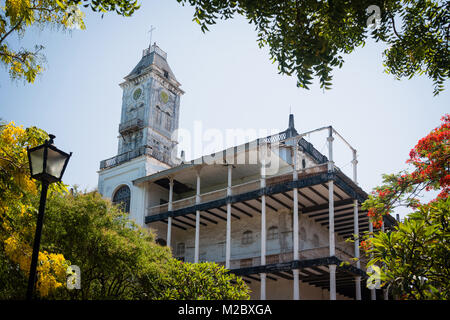 House of Wonders in Stone Town, Sansibar, Tansania Stockfoto