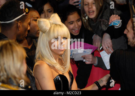 US-Saengerin Lady Gaga bei The Dome 49 in der TUI Arena in Hannover am 20.02.2009/Foto: Niehaus Stockfoto