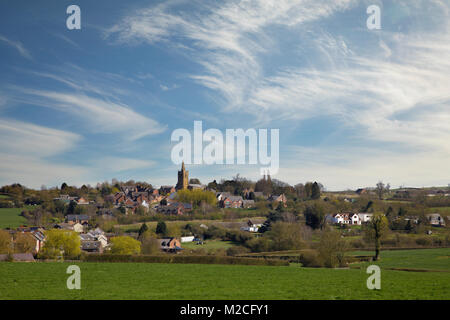 Ein Bild des Dorfes südlich Croxton Leicestershire an einem schönen Frühlingstag, England, Großbritannien Stockfoto