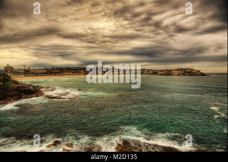 Bondi Beach Sydney, Australien im Jahr 2015 getroffen Stockfoto