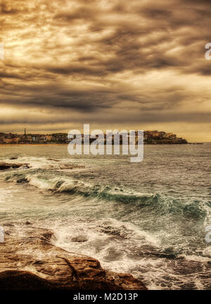 Bondi Beach Sydney, Australien im Jahr 2015 getroffen Stockfoto